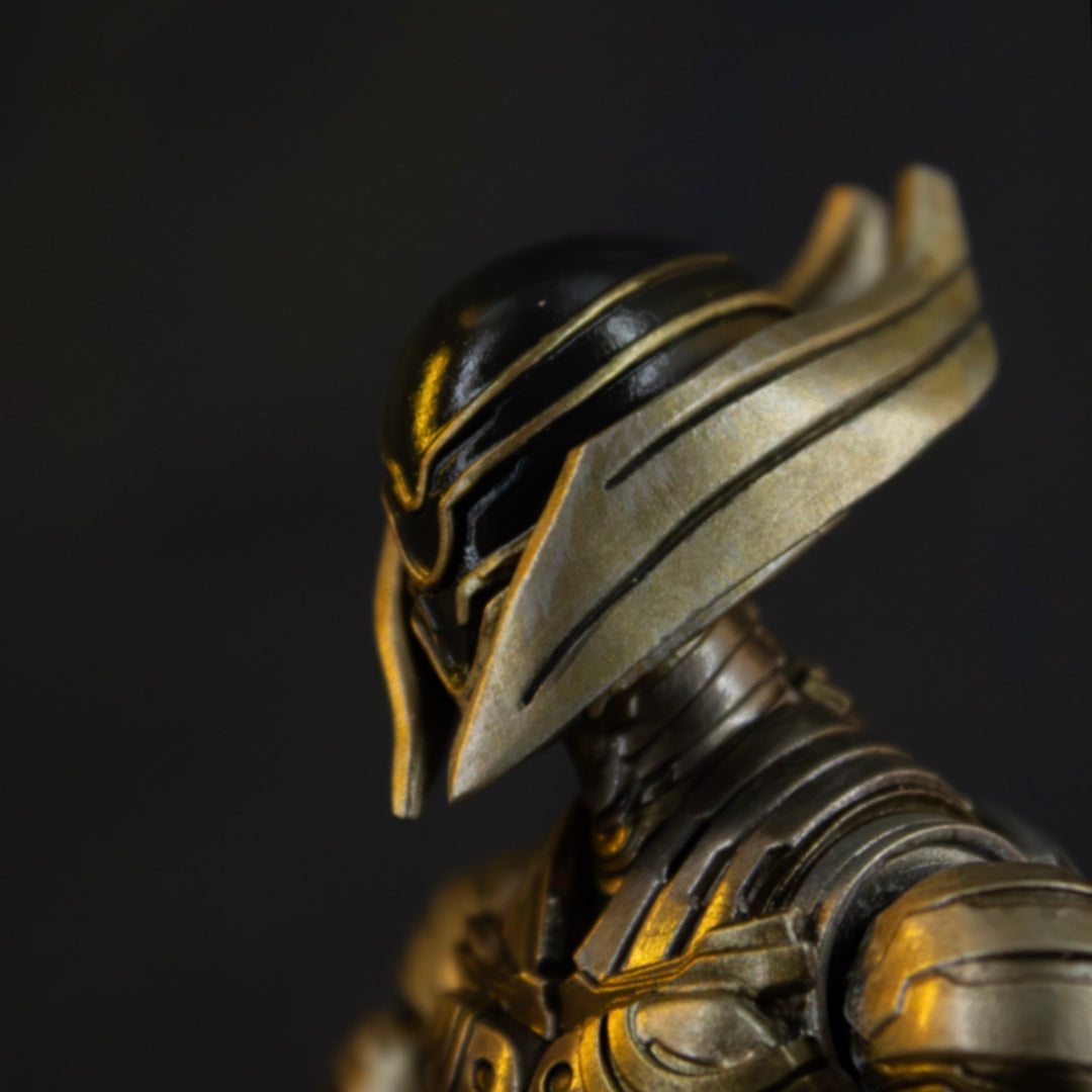 Azra'el 7" action figure — close-up of helmet and neck armor