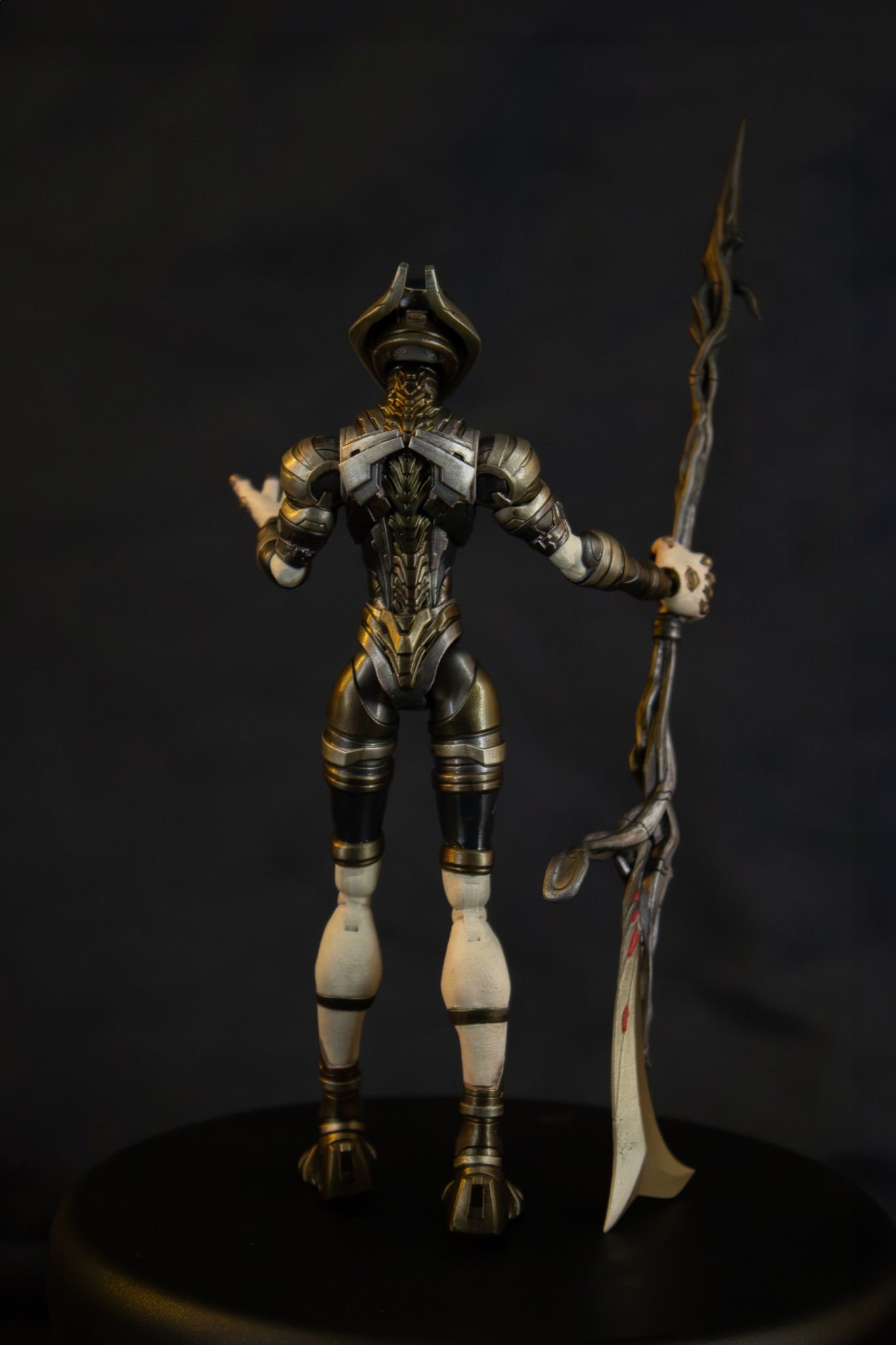 Azra'el 7" action figure — full figure, back, torso detail