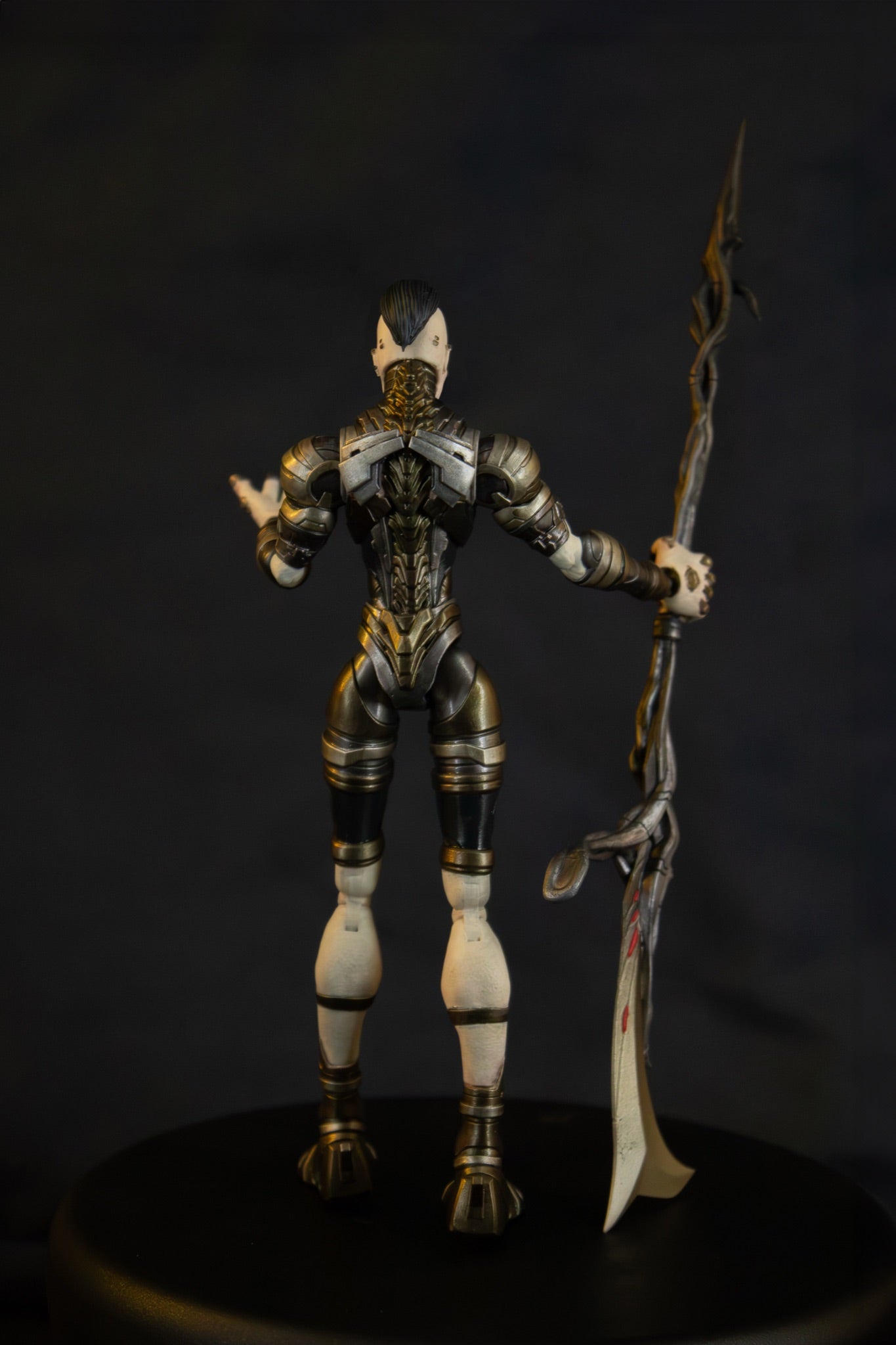 Azra'el 7" action figure — full figure, back, rear armor detail