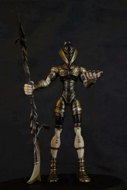 Azra'el 7" action figure — full figure, front, head tilted up
