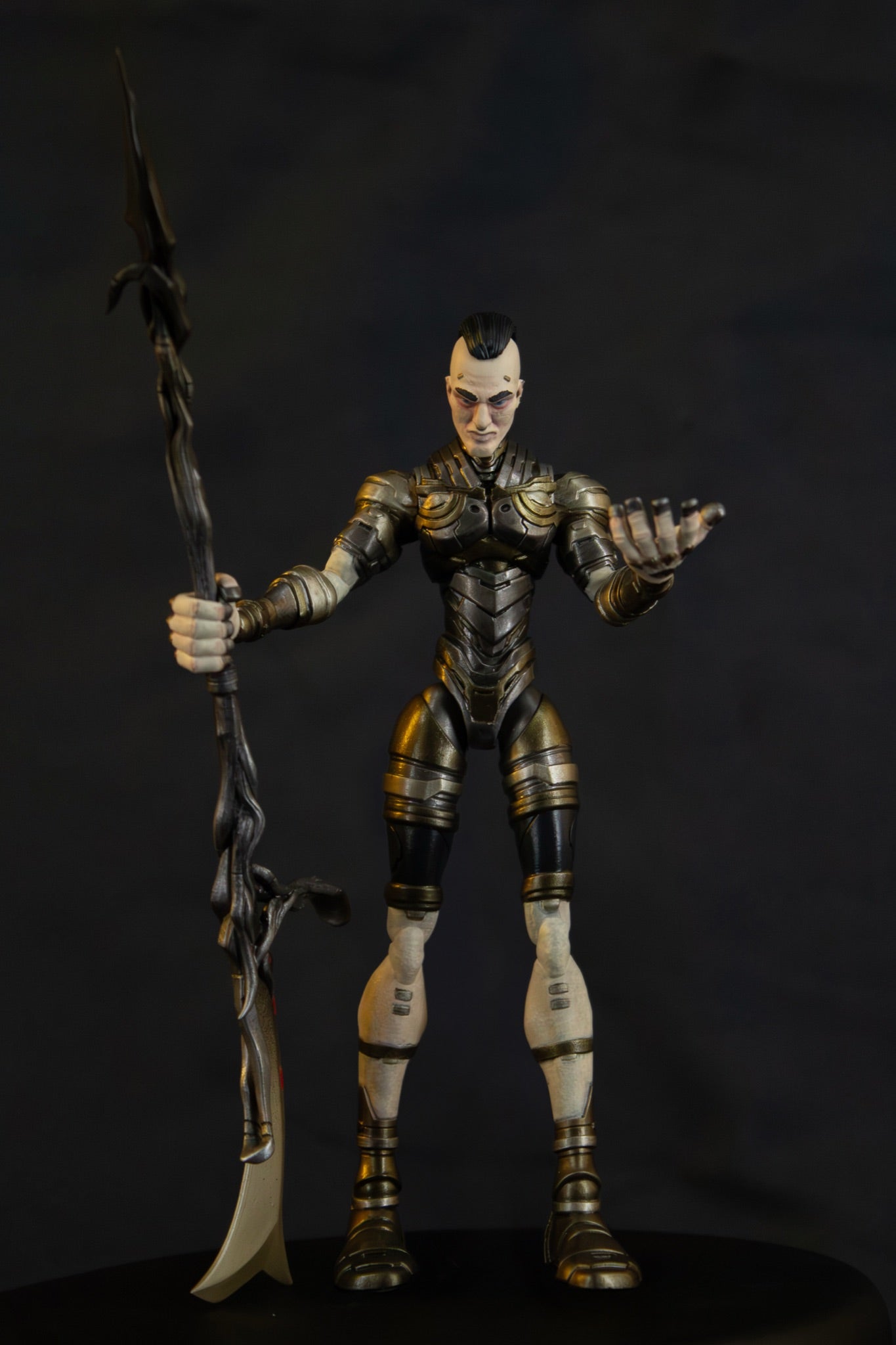 Azra'el 7" action figure — full figure, front, standing with scythe