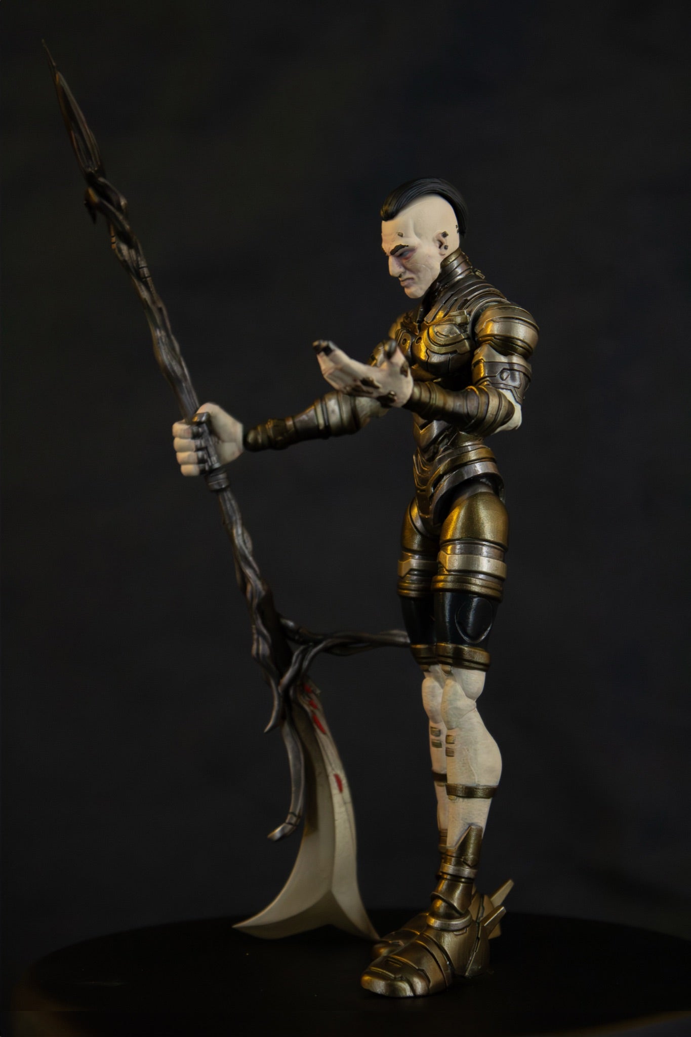 Azra'el 7" action figure — full figure, side view facing right
