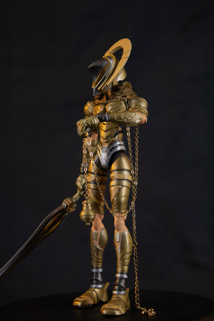 Mikha'el 7" action figure — full figure, helmet folded back