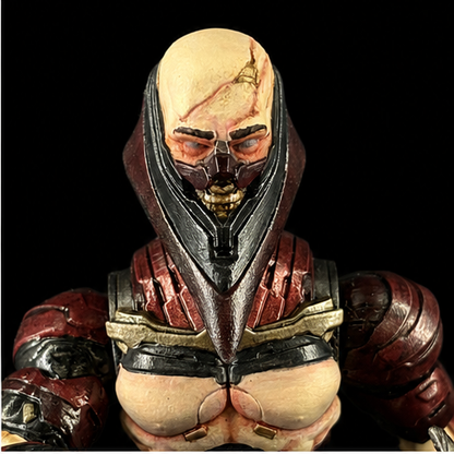 Sama'el 7" action figure — render: head and torso close-up, front