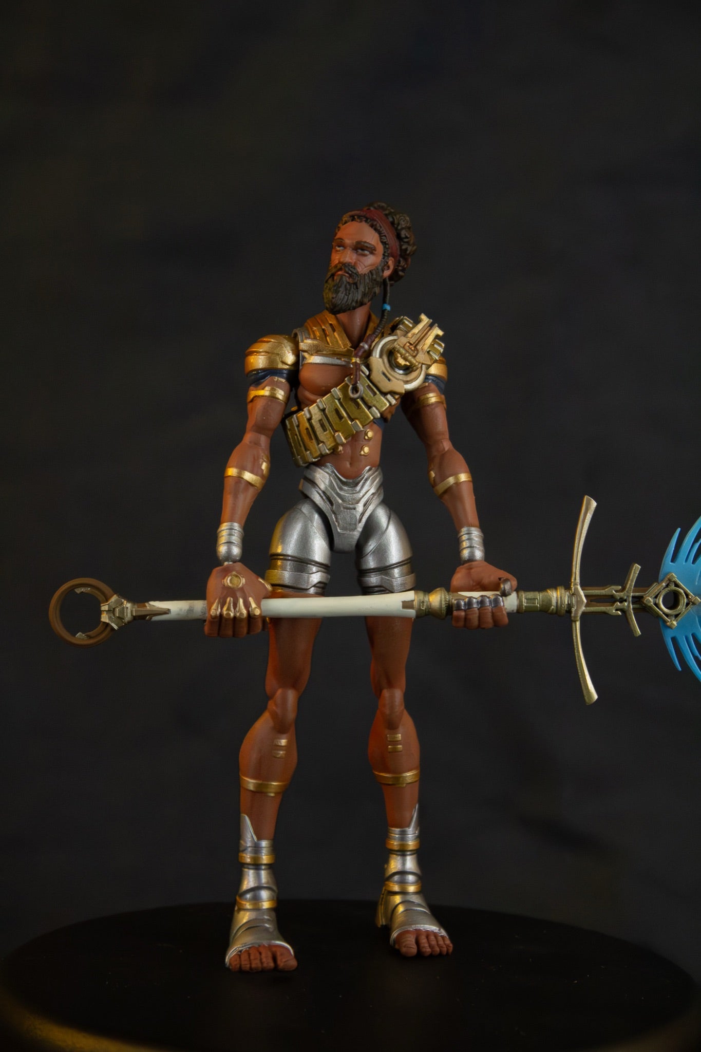 Yeshua 7" action figure — full figure, front, sword with blue energy effect